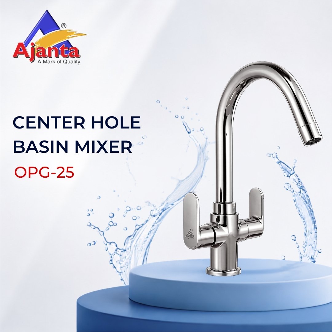 Centre Hole Basin Mixer OPG-25